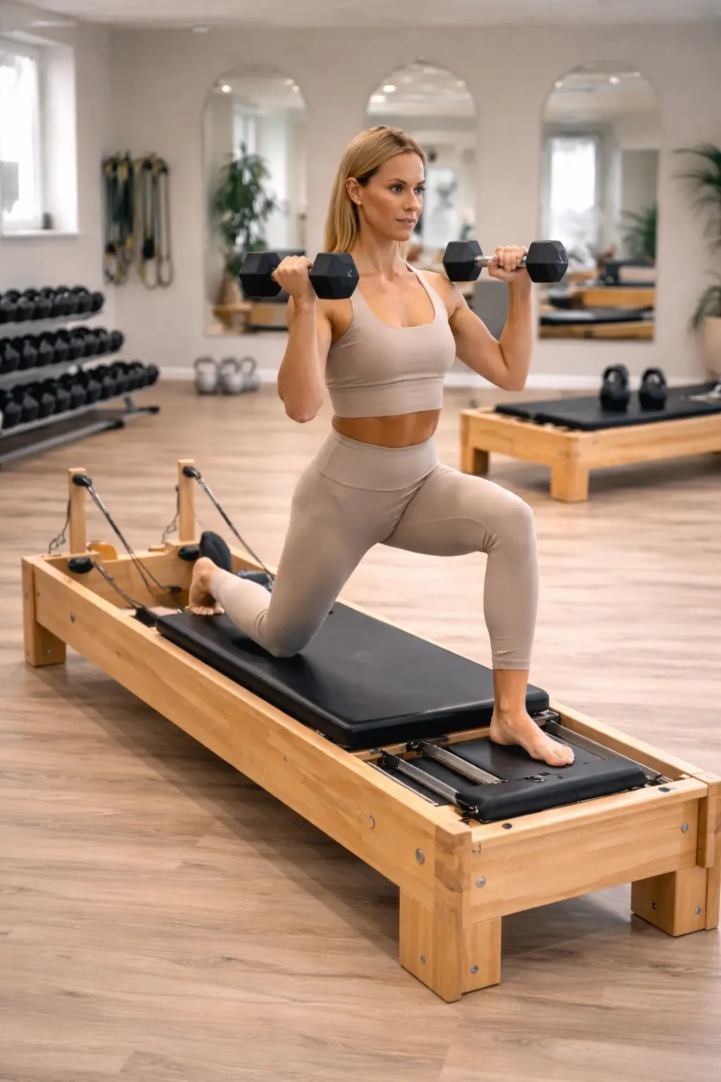 Stärke Pilates Training im Studio Neuss
